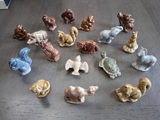 Vintage Wade England Porcelain Animal Figurines Lot Of 18 picture