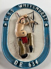 Museum Piece Vintage US Navy Whitehurst Plaque picture