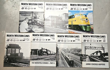 1984 1985 1986 North Western Lines Train Magazines Lot of 7 Vintage picture