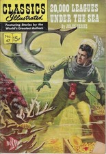 Classics Illustrated - #47 - 20,000 Leagues Under the Sea - Jules Verne FINE picture