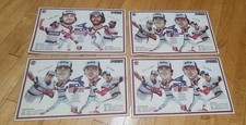 Vintage 1983 Signed (facsimile) Chicago White Sox Pizza Hut placemats.  Lot Of 4 picture
