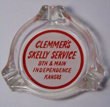 1940s Vintage Oil Advertising Ashtray Clemmer Skelly Gas Station Independence KS picture