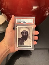 2001 TOPPS ENDURING FREEDOM #19 OSAMA BIN LADEN PSA 9 picture