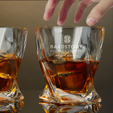 Custom Engraved Bardstown Bourbon Origin Series Whiskey Glass – 10 oz Twisted Ro picture