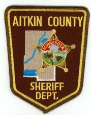 MINNESOTA MN AITKIN COUNTY SHERIFF DEPT SHOULDER PATCH POLICE picture