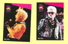 Lot of 2 1991 Pro Set SuperStars MusiCards Music Cards BILLY IDOL #s 188 & 189 picture