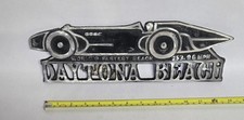 Vintage style Cast Aluminum  Daytona Beach  Car Club Plaque picture