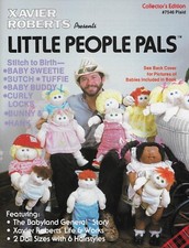 Xavier Roberts Little People Pals Cabbage Patch Doll Pattern Book 1984 Uncut picture