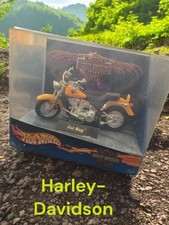 Harley Davidson Hot Wheels Fat Boy vintage  toy picture
