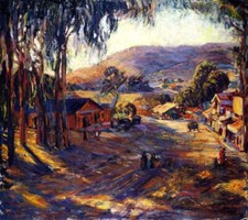 Dream-art Oil painting Joseph-Kleitsch-_Old-Laguna-also-known-as-Laguna-Road picture