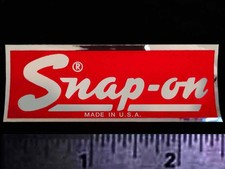 SNAP ON TOOLS - Original Vintage 1970's Racing Decal/Sticker - 2.50 Inch Size picture