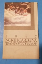 1987 NORTH CAROLINA TRANSPORTATION MAP picture