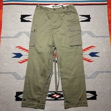 WWII M-1943 FIELD TROUSERS 34x32 ATF AT THE FRONT US AIRBORNE M43 PANTS REPRO picture