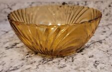 Amber Arcoroc Swirl Serving Salad Vegetable Bowl picture