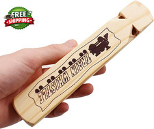 Solid Wood Train Whistle 4 Tones  Noisemaker Toys and Conductor Whistle picture