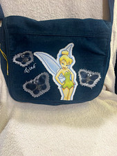 Vintage Y2K Disney Tinker Bell Canvas Messenger Bag Tink Crossbody 12x10 picture