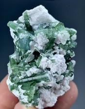 105 Gram Natural Tourmaline Crystal Bunch Specimen From Afghanistan. picture