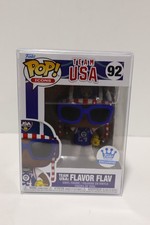 Funko Pop Icons Funko Shop Exclusive Team USA Flavor Flav #92 w/protector picture