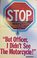 David Mann Poster Motorcyle Safety Awareness picture