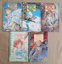 Nausicaa Of The Valley Of Wind 5 Book Lot Viz Comics NM AVG picture
