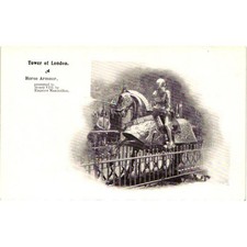 Tower of London Horse Armour Henry VIII Postcard Wellington Series Gale & Polden picture