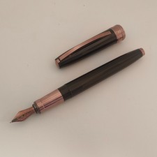 Visconti michelangelo Black & Bronze Fountain Pen - Italy 14kt nib picture