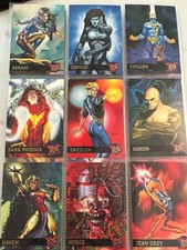 1995 Fleer Ultra X-Men 83 Card Lot - Includes 2x Psylocke Wolverine Spring Break picture