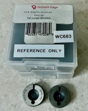 VERMONT M1.8 X .35 6g METRIC THREAD RING GAGES 1.8 0.35 GO NO GO = 1.554 & 1.491 picture