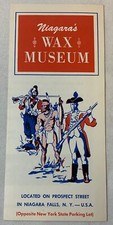 1960s NIAGARA'S WAX MUSEUM Niagara Falls, New York brochure picture