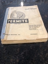 Multiple Vintage Engine Parts Books For Vehicles 1940’s Thru 1960’s Permite Cat. picture