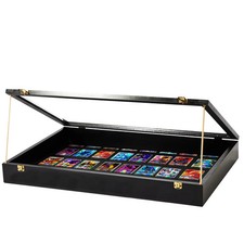 PENNZONI Trade Show Display Case Portable Black w/ Wooden Dowels picture