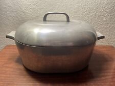 Wagner Ware 8 Qt MAGNALITE 4265 Oval ROASTER Dutch Oven w/ Lid & Trivet picture