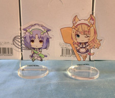 Nekopara Valentine Stand Set of 2 Cinnamon & Maple *New/Sealed* picture
