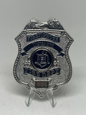RARE Walt Disney Land Fire Department  Badge Serial #055 Established In 1955 picture
