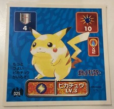 1996 Pokemon Amada Sticker Pikachu 025 Raichu 026 Set Vintage Japan Nintendo picture