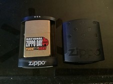 zippo lighter vintage, National Zippo Day, 2005 New In Box picture