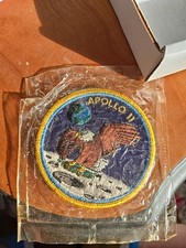 NASA Apollo 11 Authentic 1969 patch Lion Brothers Mint In Original Cellophane picture