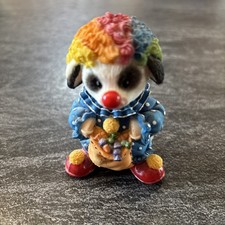 2000 Enesco Mary Moo Moos Clown On The Farm Figurine 3.5” LOC N picture