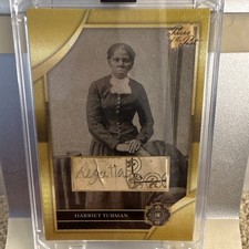 Harriet Tubman - 2019 Historic Autographs Civil War Divided #11 /65 picture
