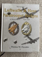 The German Luftwaffe & Heer Paratrooper Badges Book by Durante 1st Edition picture