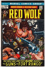 Red Wolf #1 1st Issue 1972, Guns of Fort Rango Syd Shores, Roy Thomas VF 8.0 picture