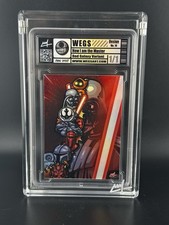 Wegs, Vader Now I Am The Master, Iridescent, 1/1, Art Card, 2025 picture