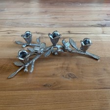 Vintage Rustic Dogwood Tree Branch Centerpiece 4 Tapered Candle Holder picture
