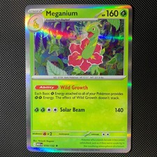 Meganium 010/132 Rare Mega Evolution Pokemon Holo Near Mint picture
