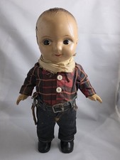 Vintage 1930s Buddy Lee Composition Doll Cowboy Lee  Jeans picture