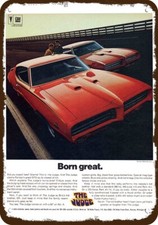 1969 PONTIAC JUDGE GTO & GTO Car Vintage-Look DECORATIVE REPLICA METAL SIGN picture