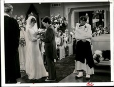 1981 Press Photo Robin Williams, Pam Dawber, Mork and Mindy, The Wedding picture