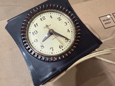 Vintage Telechron Model 8HA55 Black Bakelite Household Timer Clock USA Made picture