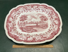 Rare Large 1941 Wedgwood HARVARD UNIVERSITY Commemorative Platter 19 1/4