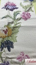 2 Scalamandre fabric- RAVELLO  LAMPAS - V 17”x H 18”- Color Apple Green picture